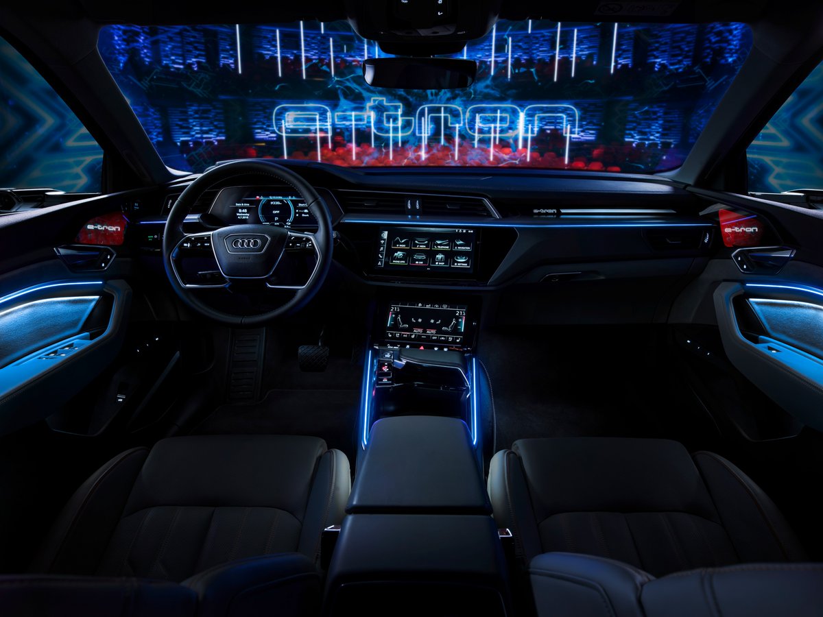 Audi muestra el interior de etron, su nuevo auto eléctrico (FOTOS